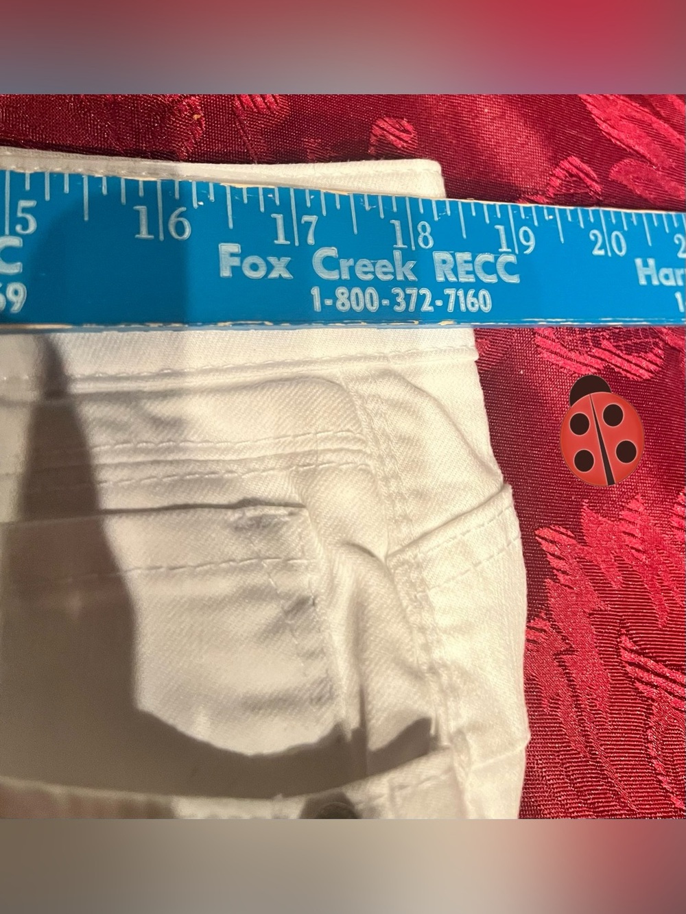 Democracy Absolutions White Straight-Leg Jeans Size 16 - Picture 8 of 8